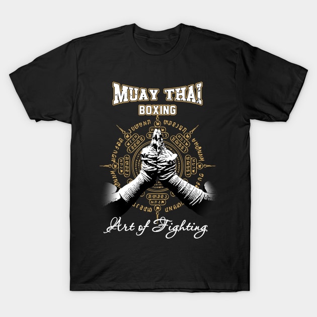 Muay-Thai Boxing Art of Fighting T-Shirt by kaitokid